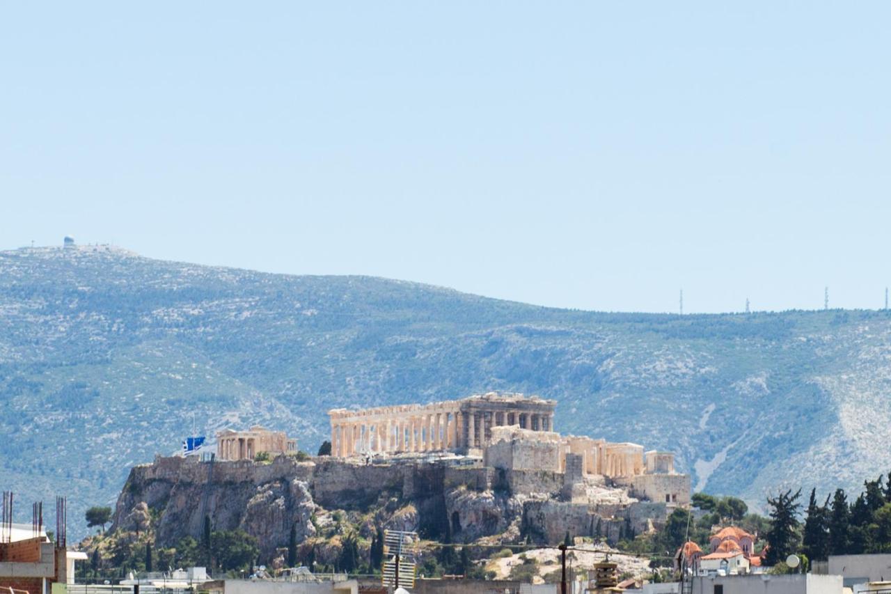 Acropolis Tony'S Penthouse Lägenhet Aten Exteriör bild